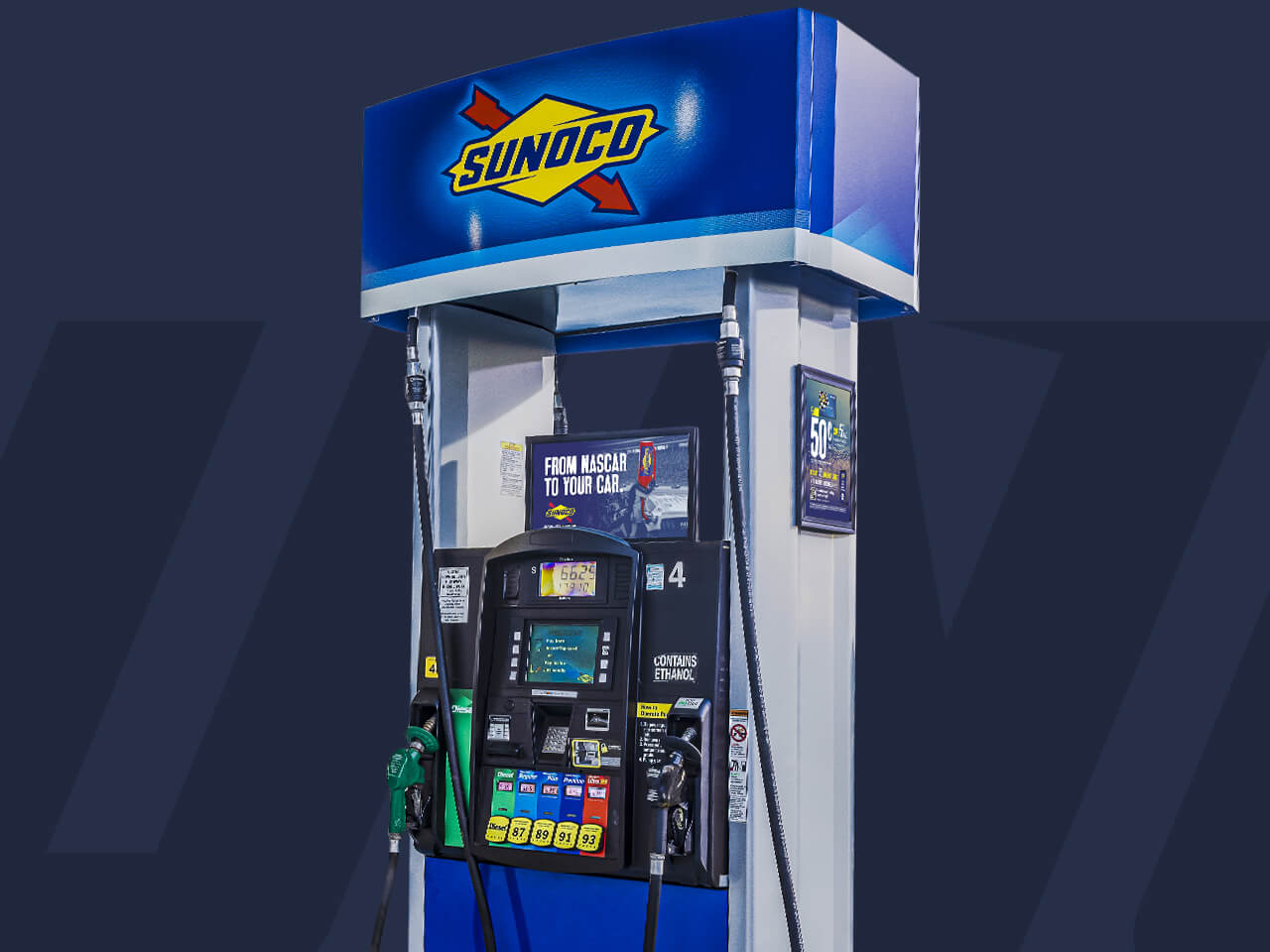 Sunoco gas pump