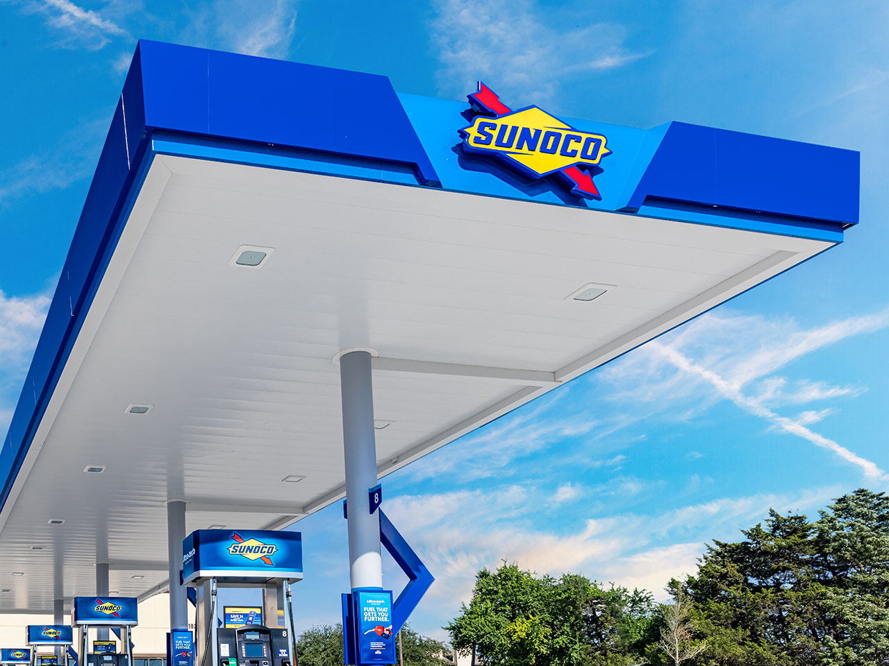 Sunoco signage at Sunoco branded fuel station