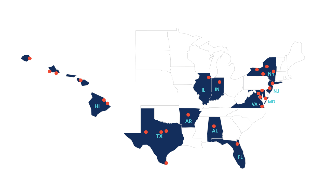 Terminals Map