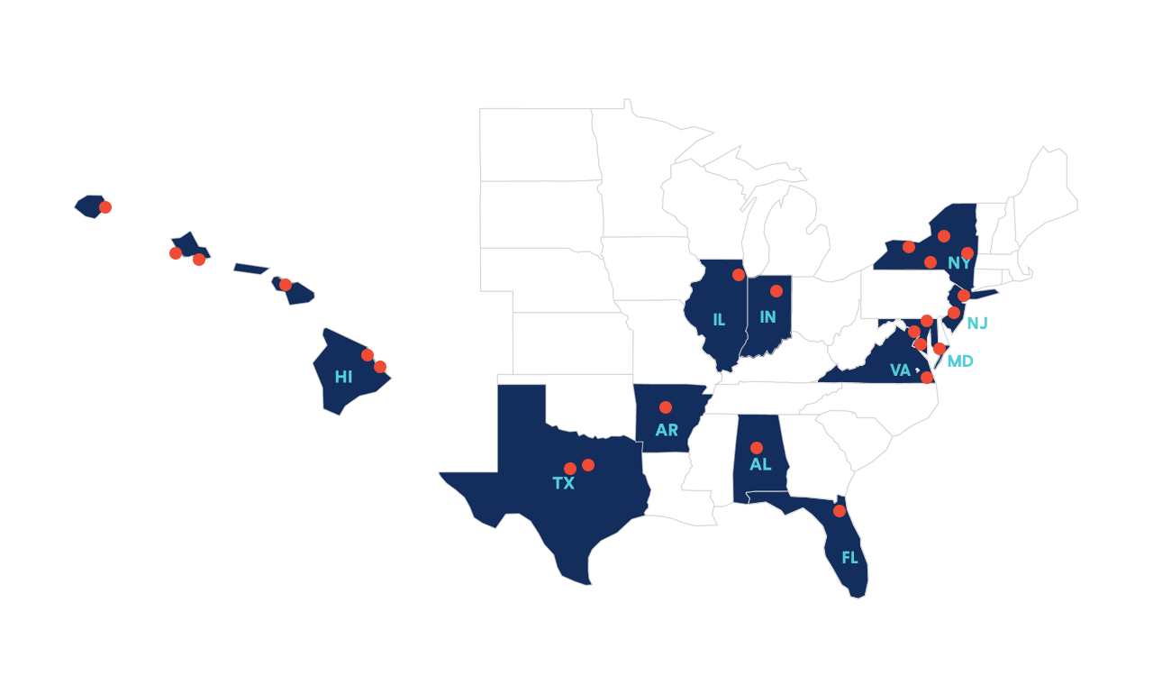 Terminals Map