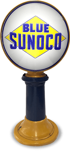 Blue Sunoco Signage