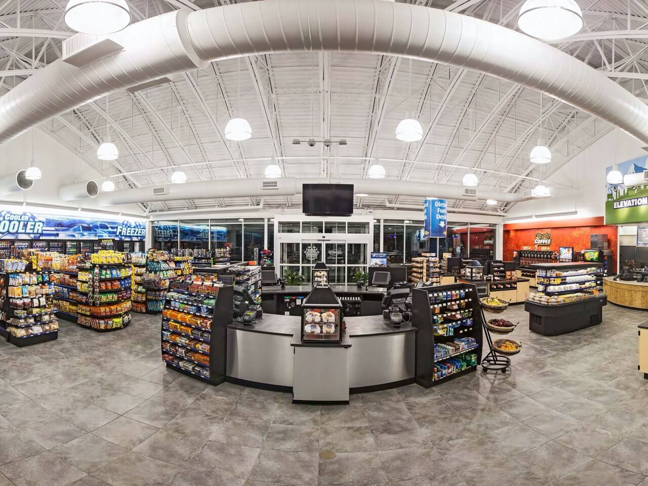Interior photo of APlus store