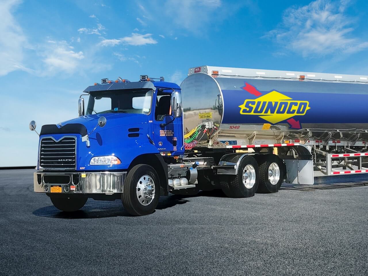 Sunoco fuel truck