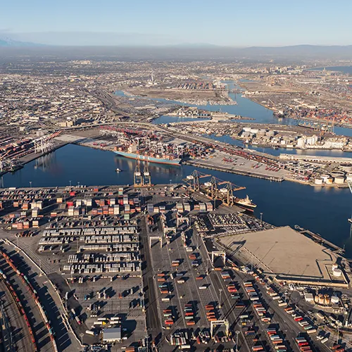 aerial view of Wilmington