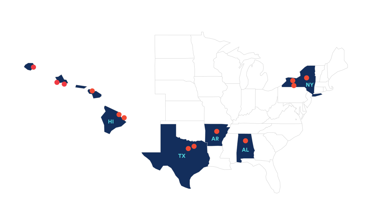 Terminals Map