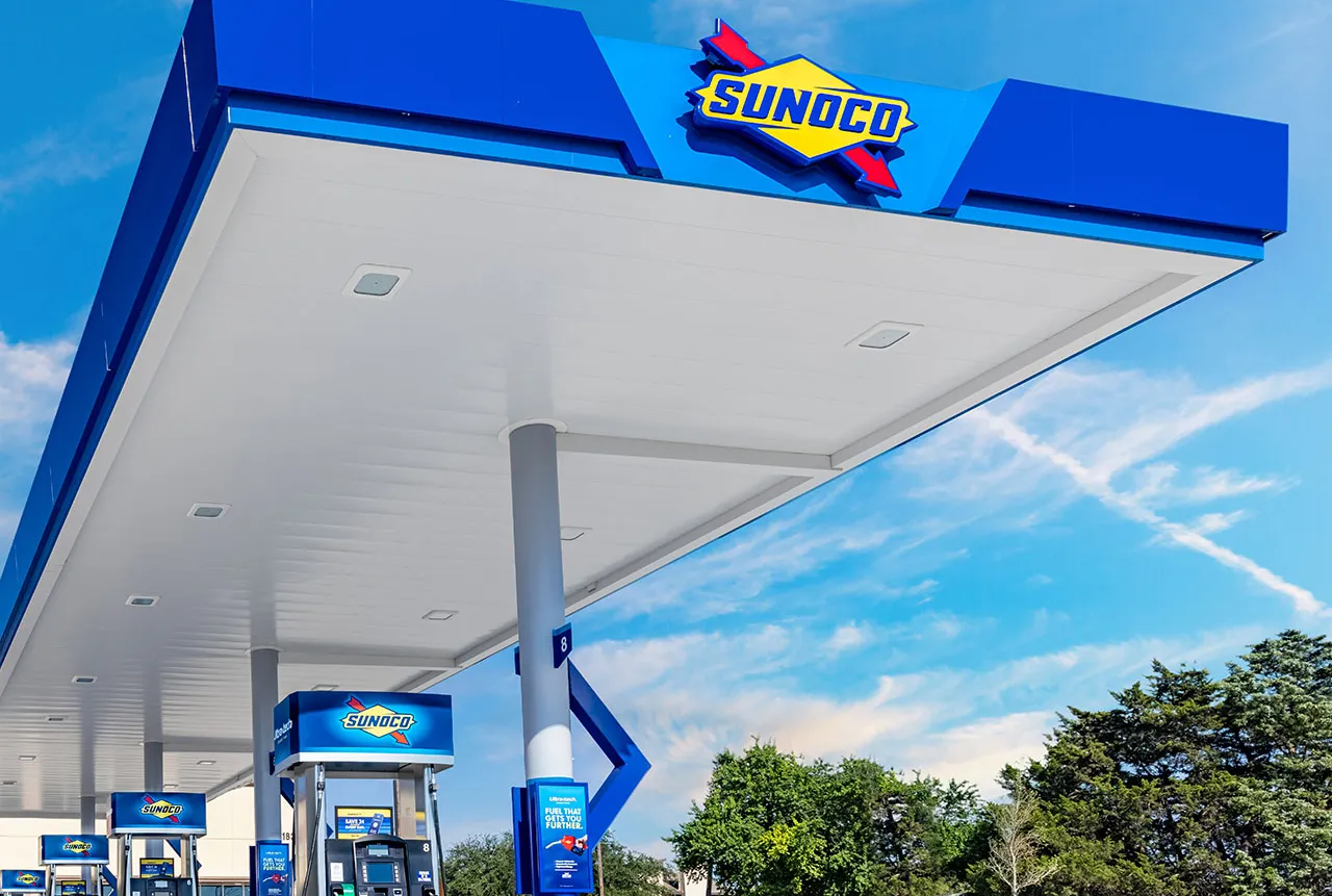 Sunoco signage at Sunoco branded fuel station